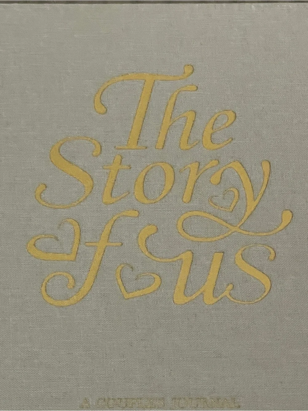 The Story of Us, Linen Dating 1st to 70th Anniversary Couple Memory Book
